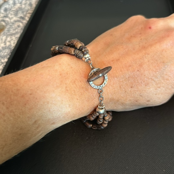 Chunk brown Silpada set - Picture 3 of 4